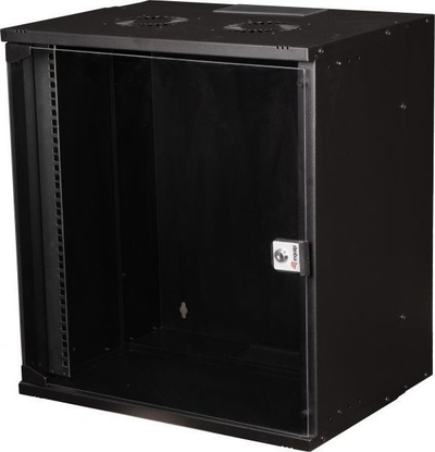 Kabinet mur për rrjet Equip EWM-12-5440-B, 12U, 19", i zi