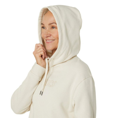 Дуксерка со капуља Asics Logo OTH Hoodie W 2032C845200, за жени, полиестер памук, зелена