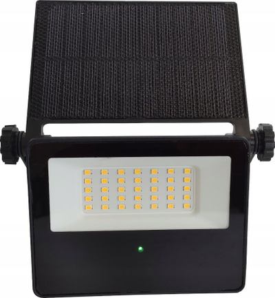 Reflektor solar LED Ecolight, 400 lm, sensor lëvizjeje, i zi