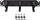 Organizues kabllosh Lanberg Type B, 10", 1U, i zi