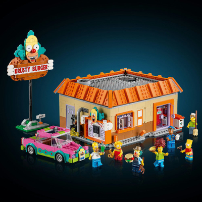 Set ndërtimi LEGO Icons The Simpsons Krusty Burger 10352, 1635 pjesë, me minifigura