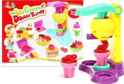 Set plasteline Leantoys Ice Cream Shop, me aksesore, shumengjyresh
