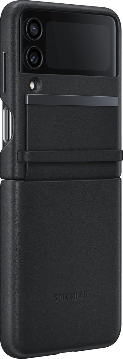 Mbulesë lëkure Samsung Flap Cover Galaxy Z Flip4, origjinale, e zezë