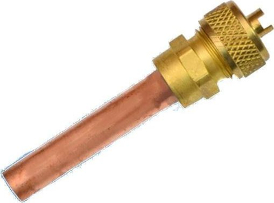 Valvul shërbimi AVX për mbushje me gaz ftohës, 6 mm, 50 mm