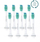 Koka brushe Philips Sonicare ProResults HX6018 / 07, 8 copë