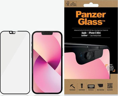 Mbrojtës ekrani PanzerGlass CamSlider për iPhone 13 Mini, mbulim komplet, transparent