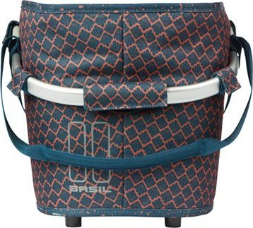 Shportë e pasme biçiklete Basil Carry All MIK, 22L, poliester kundra ujit, blu navy