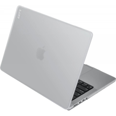 Kapak mbrojtës Laut Huex për MacBook Pro 16", hard shell, Frost, transparent