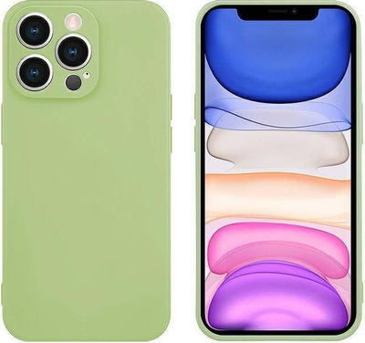Futrollë slim për iPhone 12 mini 5.4", silikon, jeshile