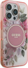 Kapak telefoni Guess GUHMP16XHFWBDCEP për iPhone 16 Pro Max 6.9", hard case, me lule, rozë