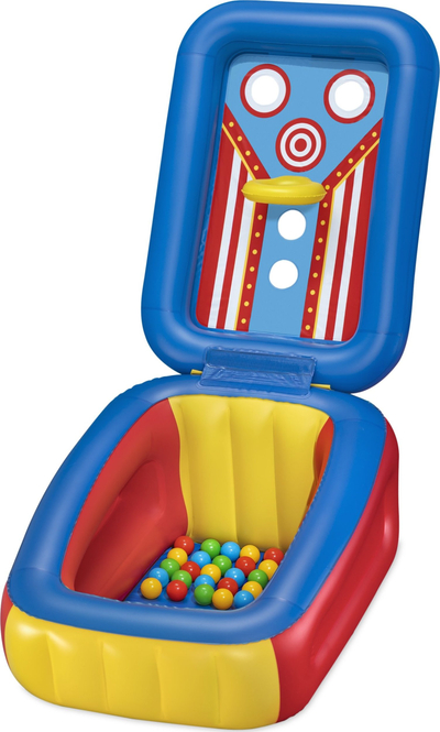 Pishinë fryse për kalamaj Bestway Flip'n Throw 52635, 110x81x62 cm, me topa loje, shumëngjyrëshe