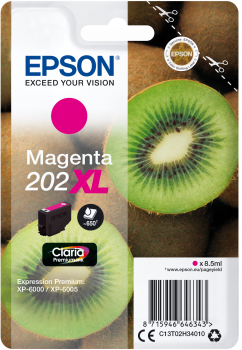 Ngjyrë për printer EPSON 202XL Premium Single Pack, 650 faqe, XL, vjollcë