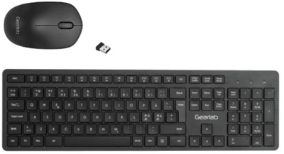 Tastierë wireless ESTUFF G250 Nordic, layout nordik, e zezë
