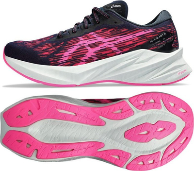 Atlete vrapimi Asics Novablast 3 për goca, rozë e errët