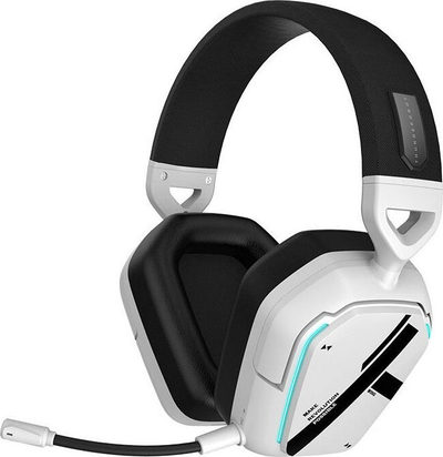 Kufje gaming Thunderobot Shadow Wing HL504, pa tela, me mikrofon, t’bardha