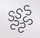 Varëse metalike NAGA Hooks S, set 6 copë, për grid board, të zeza