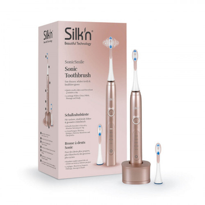 Furçë sonike për dhëmbë Silk'n Sonic Smile kSN070, rozë/ari