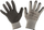 Doreza pune Topex 97-617-11, poliester me latex, gri edhe zezë