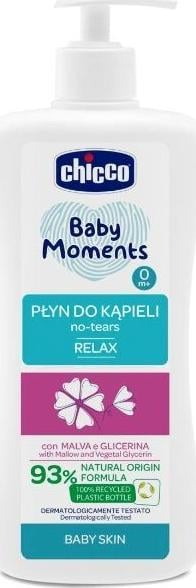 Shampo trupi dhe flokësh për bebe Chicco Baby Moments Relax, 0m+, 500ml