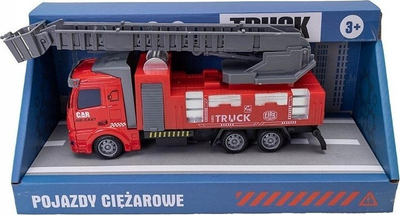 Set loje zjarrfikësish Askato Fire Department, kamion metalik, për kalamaj 3+