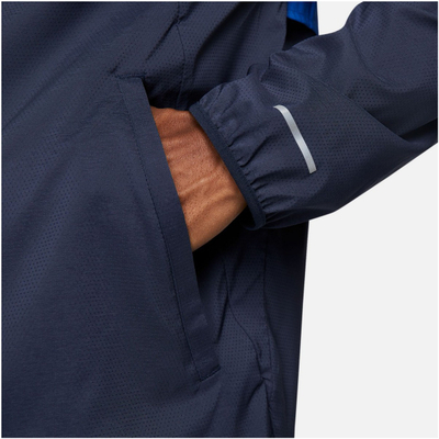 Машка јакна Nike Windrunner Repel, против ветер, со капуљача, сина
