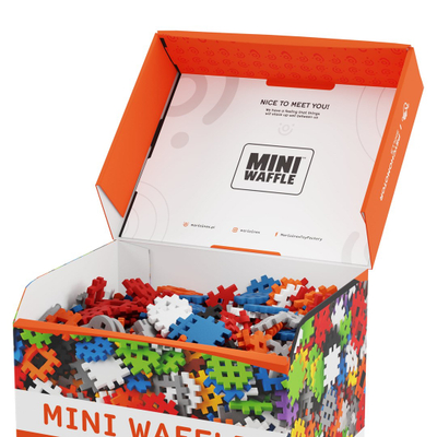 Set ndërtimi ECR4Kids Mini Waffle Blocks Constructors, 500 pjesë, shumëngjyrëshe