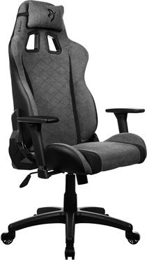 Karrige gaming Avanti Ash Gray Ergonomic, 3D armrests, deri 120 kg, gri