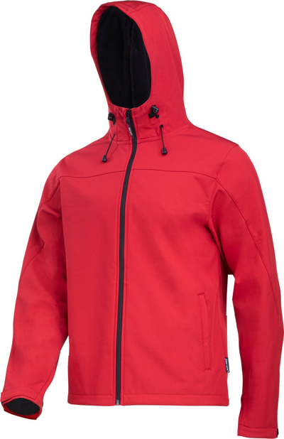 Xhaketë softshell Lahti Pro L40915, me kapuç, 3XL, e kuqe