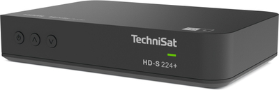 Marrës satelitor TechniSat HD-S 224 Plus, DVB-S S2, USB, i zi