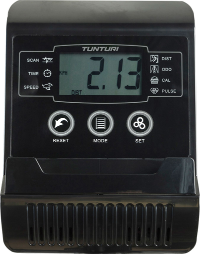 Biçikletë palestër Tunturi FitCycle 30, 8 shkallë rezistence, ekran LCD, e zezë