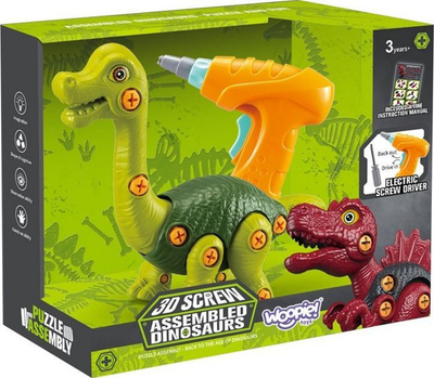 Lodër me ndërtime dinosauri Woopie, 31 copa, për kalamaj nga 3 vjeç e lart