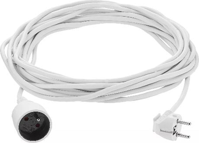 Zgjatues elektrik Elcan PM-BW-1G-100, 1 prizë me tokëzim, 10m, i bardhë