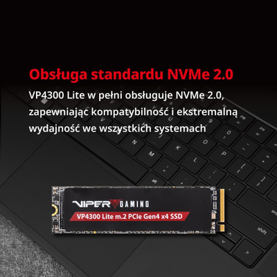 Disk SSD Patriot VP4300 Lite, 2TB, M.2 2280 PCI-E x4 Gen4 NVMe