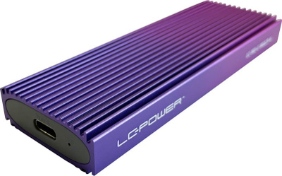 Kuti e jashtme SSD LC-Power LC-M2-C-MULTI-4, M.2 NVMe SATA, USB 3.2 Gen 2, vjollcë