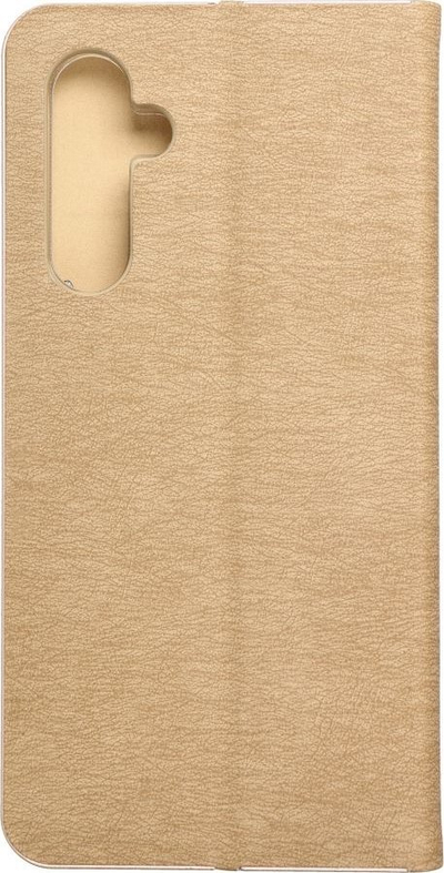 Këllëf libri Vennus Book Futera për Samsung Galaxy A54 5G, lëkurë eko, me magnet, ngjyrë gold