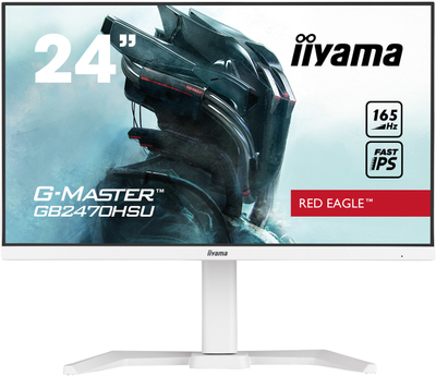 Monitor iiyama GB2470HSU-W5, 23", 1920 x 1080, Full HD, 165 Hz, i bardhë
