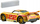 Lodër makinë Disney Pixar Cars GoGo Logano, die cast, shkalla 1:64, shumëngjyrëshe