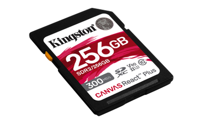 Мемориска картичка Kingston Canvas React Plus, 256GB, SDHC, Class 10