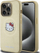 Mbrojtëse MagSafe Hello Kitty Leather Kitty Head për iPhone 15 Pro Max, lëkurë eko, e artë