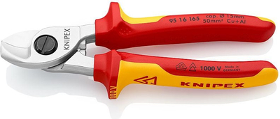 Gërshërë prerëse kabllosh Knipex 9516165, të izoluara 1000V, 165mm
