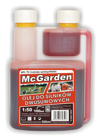 Vaj i përzier për motorë McGarden, 500 ml
