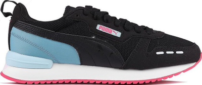 Atlete për kalamaj Puma R78 Jr 37361632, sportive, të zeza me blu edhe rozë