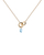 Qafore për femra PDPAOLA Blue Lily CO01-842-U, 50cm, e artë/kaltër