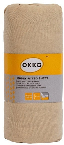 Чаршаф Okko POLYCOTTON SHEET SAND603, 200x200+25 cm, беж