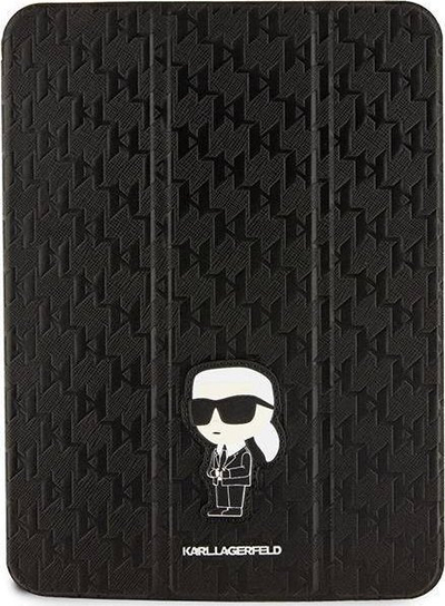 Kapak tablet Karl Lagerfeld Folio Magnet, për iPad 10.9" 2022, me qëndrim, i zi