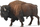 Figurinë lodër Collecta American Bison, kafshë fermë, plastikë, kafe