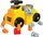 Lodër makinë Mega Bloks Build N Play Ride On, e verdhë