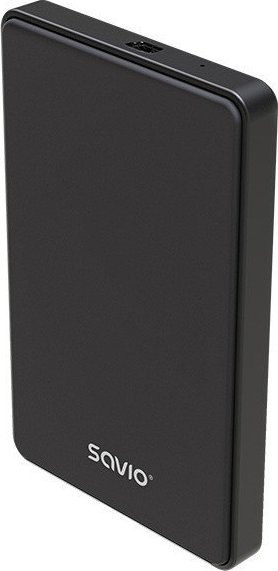 Kuti e jashtme SAVIO AK-73, 2.5" HDD SSD, USB 2.0, e zezë