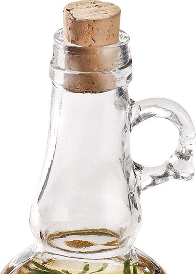 Set shishe për vaj edhe uthull Excellent Houseware, 2 copë, qelq i tejdukshëm