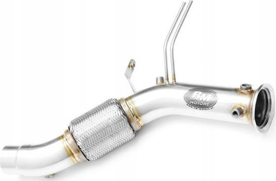 Downpipe shkarkimi BMW F15 F16, N57N N57Z, 76mm inox